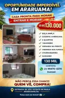 Linda Casa em Araruama em São Vicente-Venda - 1015