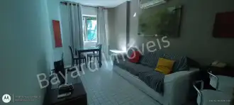 Imperdível - Apartamento tipo Flat. quarto e sala, Lagoa, 40 m², vaga coberta, portaria 24Hs. ótima Localização. - LAG3193